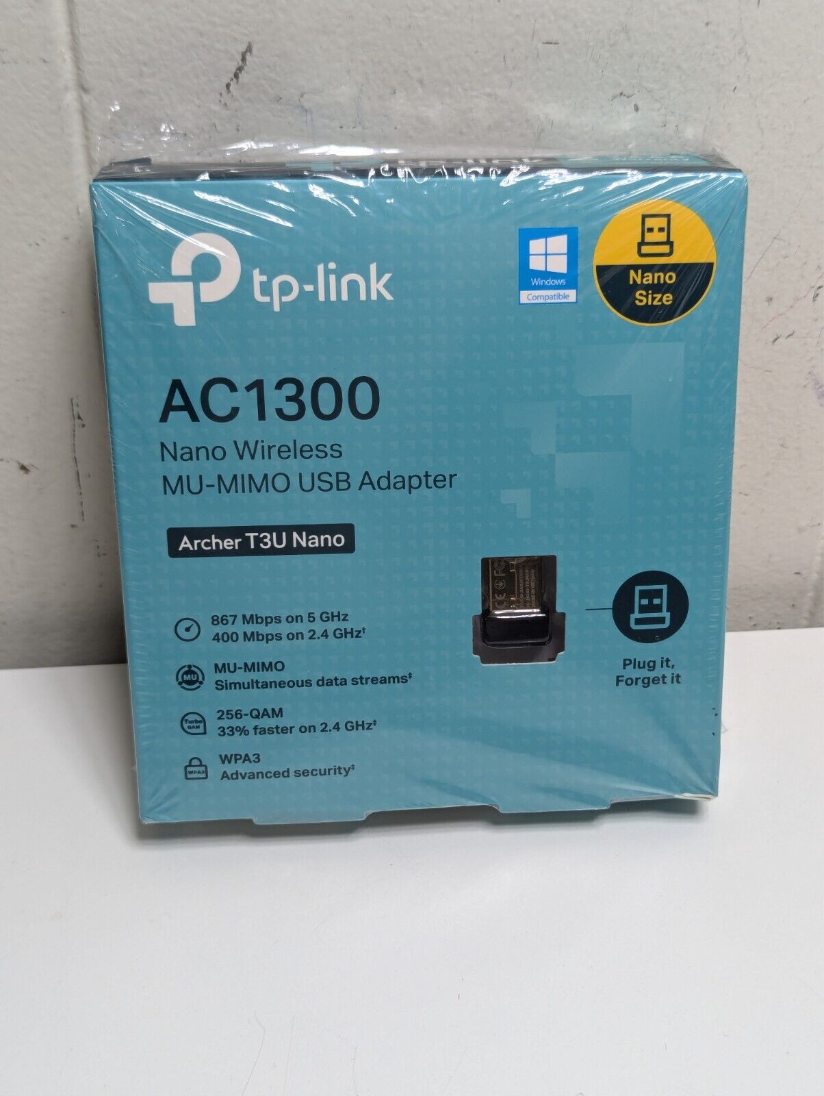 TP-Link Nano USB WiFi Adapter for PC(Archer T3U Nano)-AC1300
