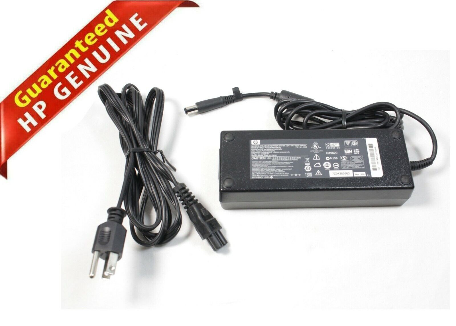 Genuine HP 120W 18.5V 6.5A AC Adapter Charger for Compaq 384022-002 391174-001