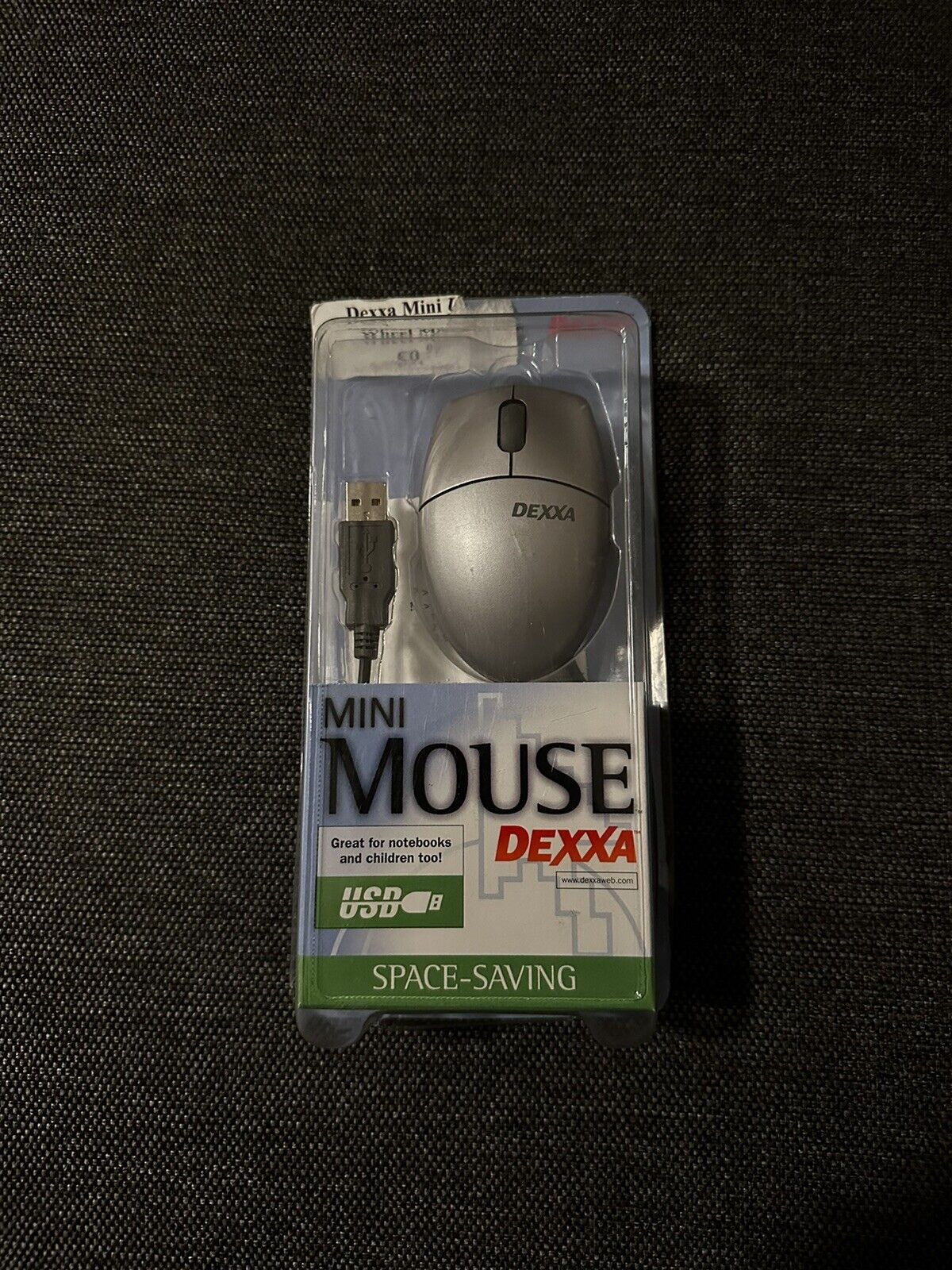 Dexxa Mini Mouse Vintage USB Mini Computer Mouse (New Old Stock)