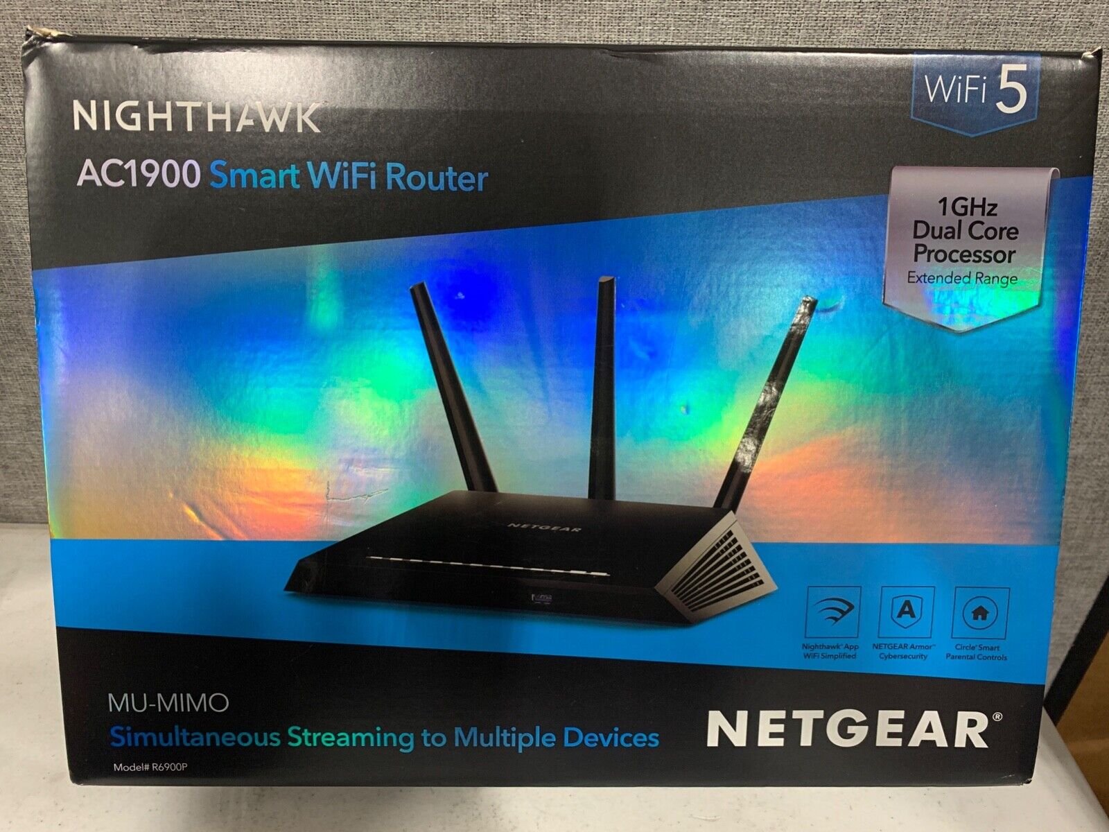 NETGEAR R6900P-100NAS Nighthawk AC1900 Dual Band WiFi Router
