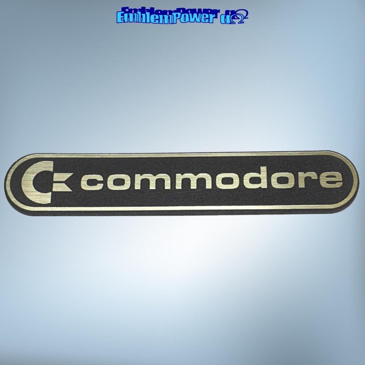 COMMODORE 68x13mm Emblem G 64 A1200 Sticker Badge Decal Logo Aufkleber C64 C128