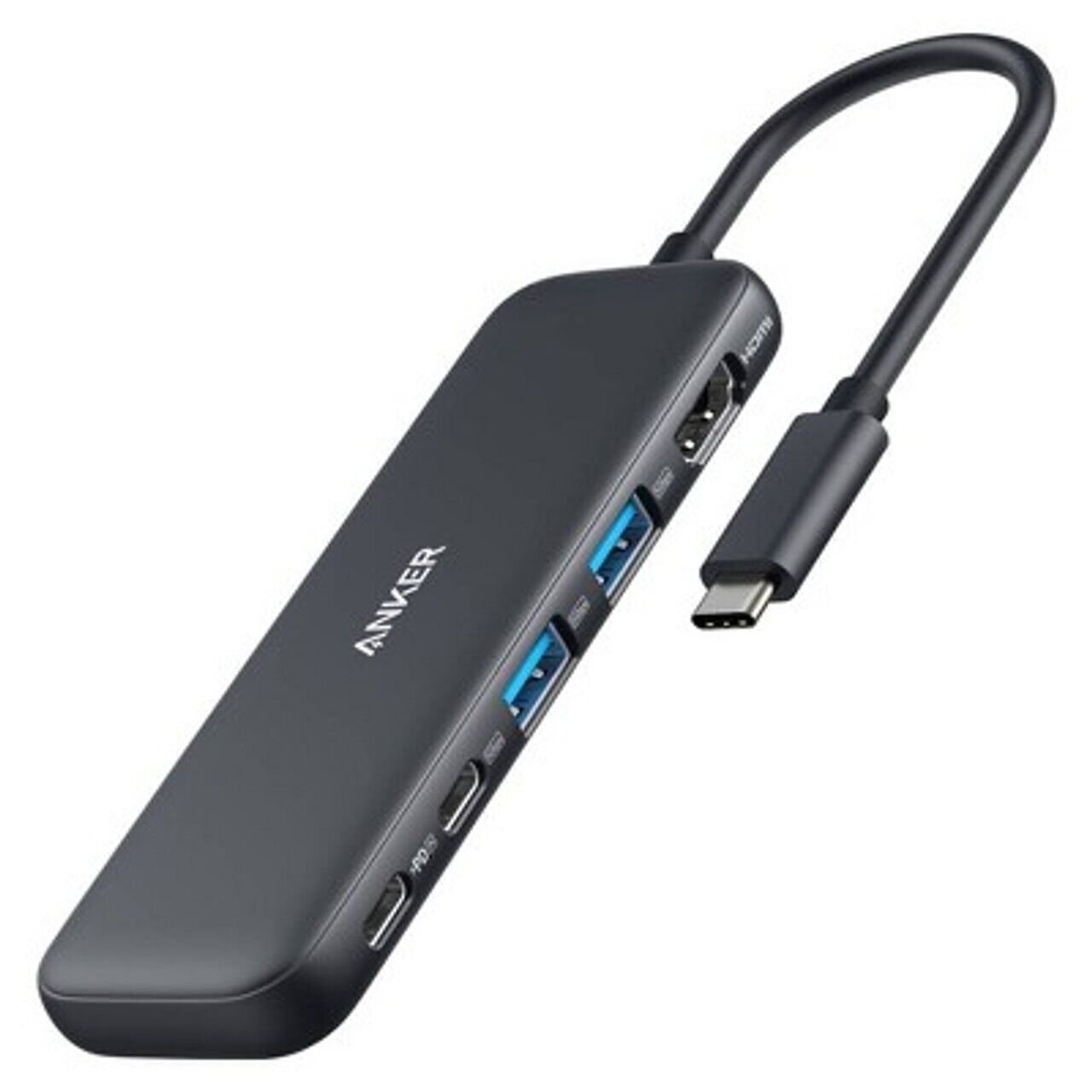 Anker 5-in-1 USB C Hub Adapter 4K HDMI, Ethernet Port, USB 3.0 for Laptop/Tablet