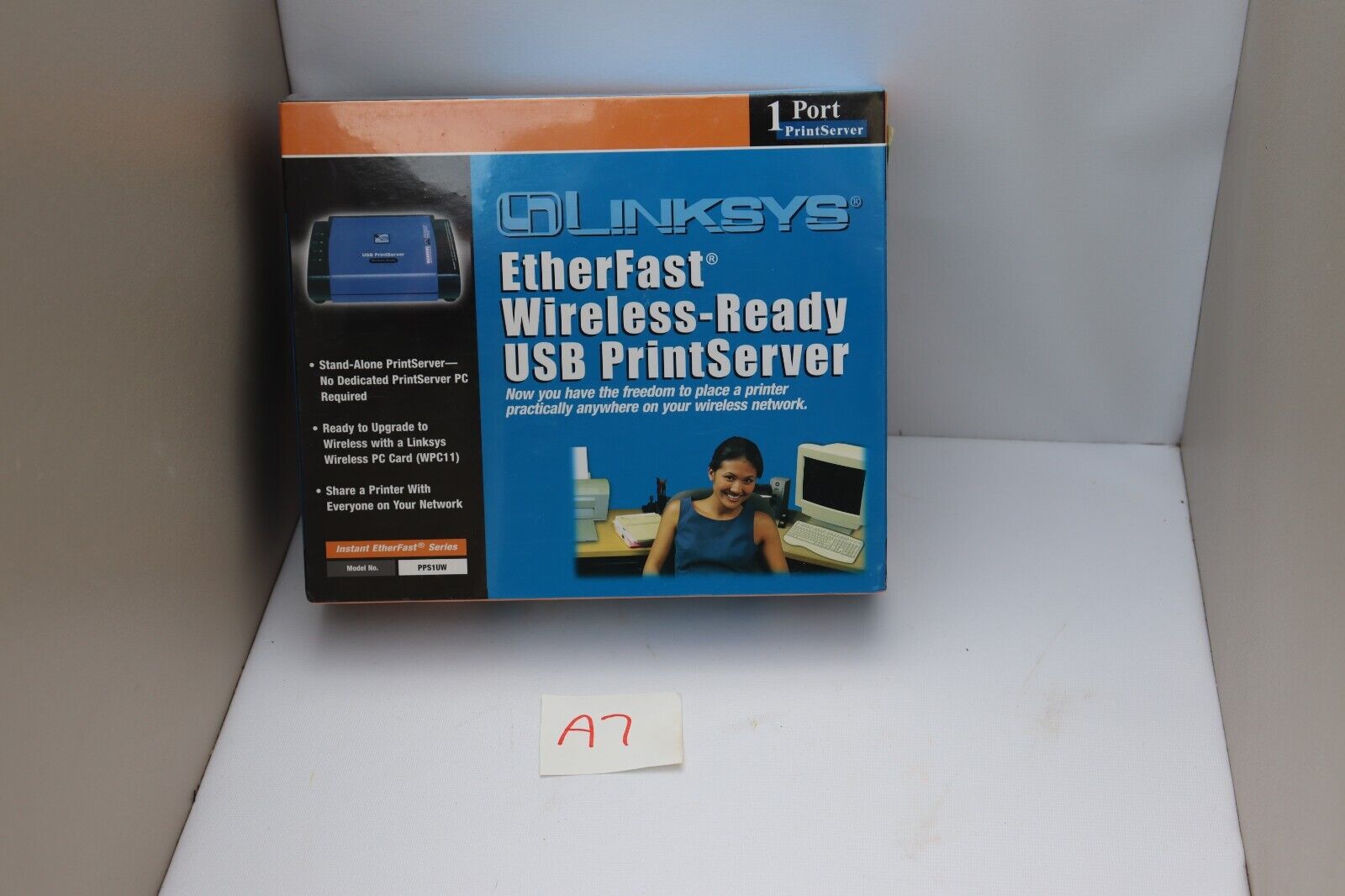 Cisco-Linksys PPS1UW EtherFast Wireless-Ready USB PrintServer