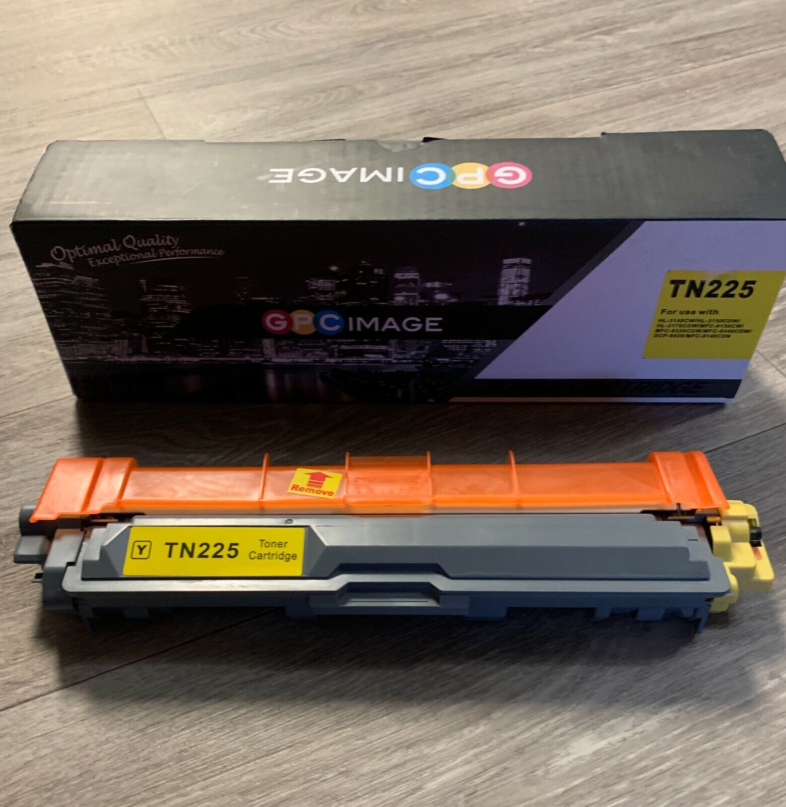 GPC Image Compatible Toner Cartridge for Brother TN225 Yellow #NO4529