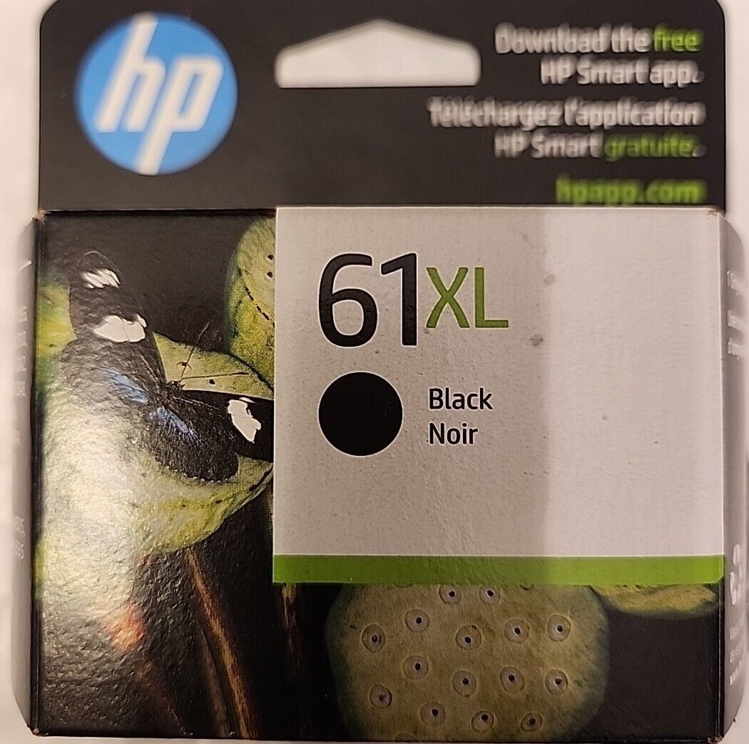 HP 61XL BLACK GENUINE INK CARTRIDGE - (CH563WN) EXP. 2025. BRAND NEW