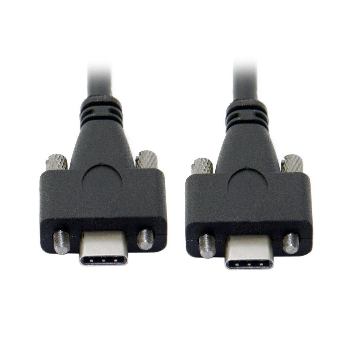 CY  USB 3.1 Type-C Dual M2 Screws Locking to Locking USB-C 10Gbps Data Cable