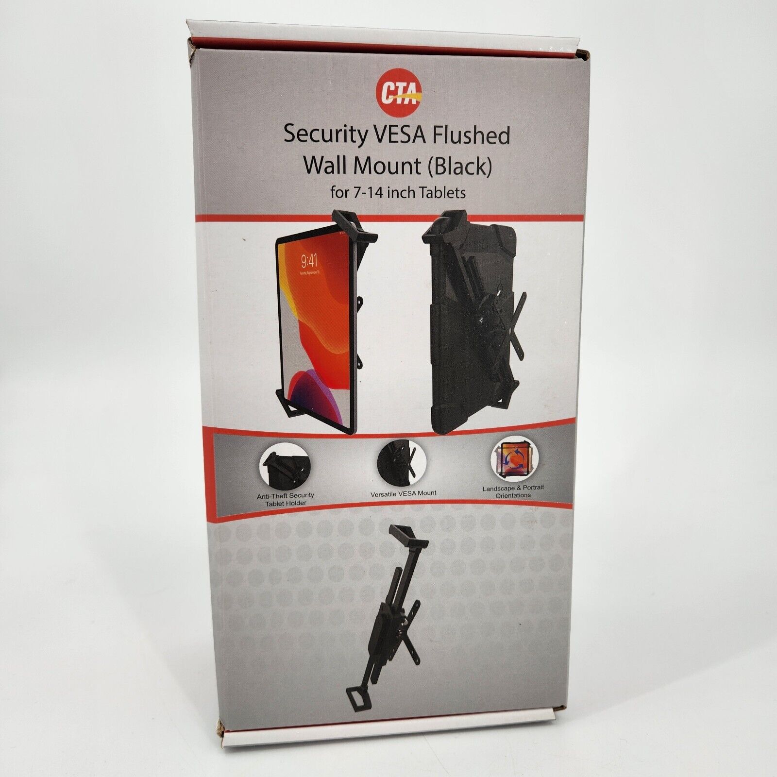 CTA Digital Security VESA and Wall Mount for 7-14 Inch Tablets, including the iP