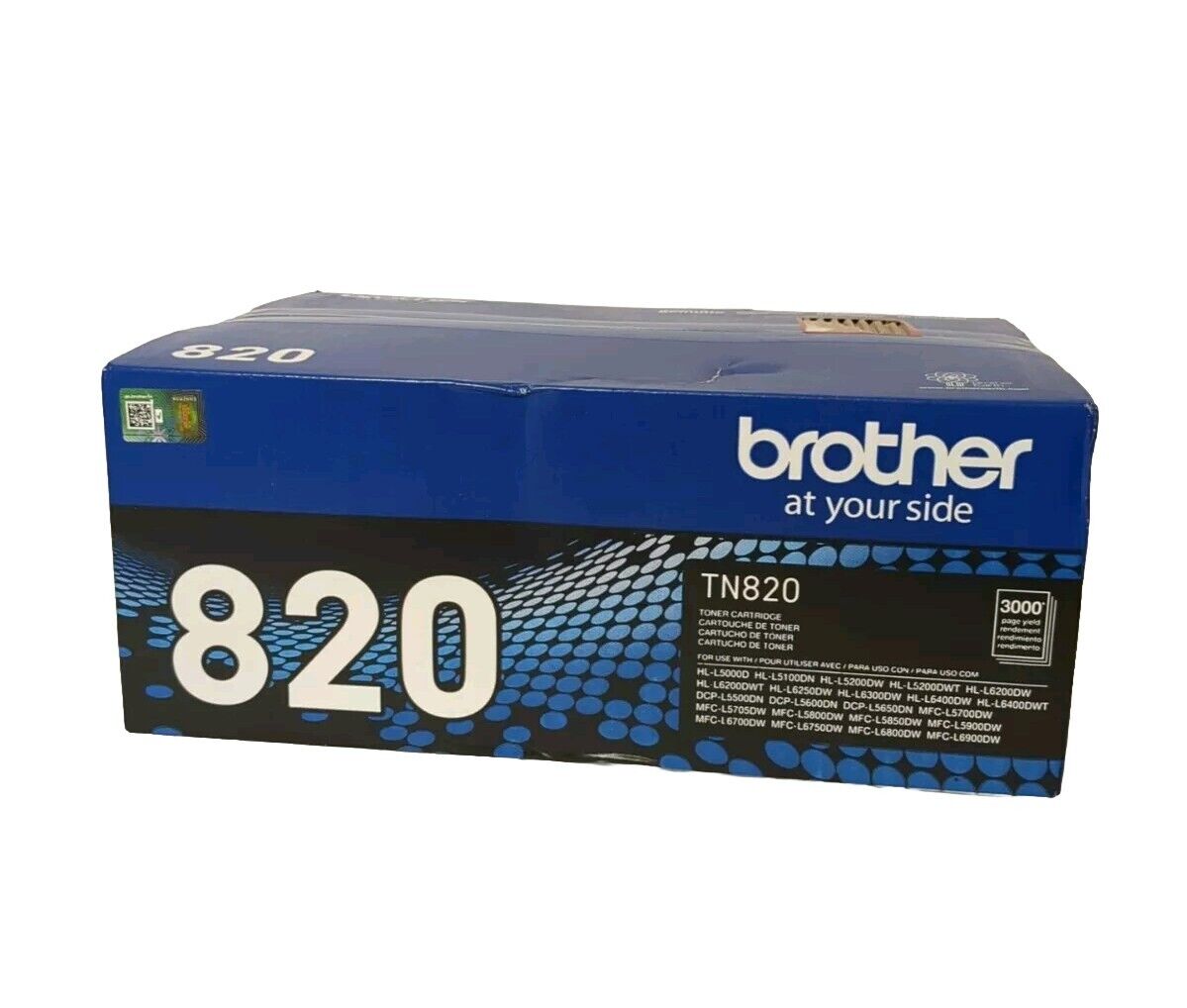 New Brother TN-820 Black Toner Cartridge TN820 Original 