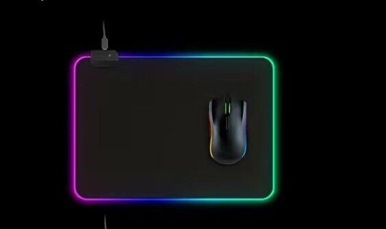 LVLUP Light Up Pro Gaming Mousepad Color Changing Mat 12 3/4 x 9 1/4 works