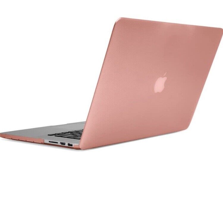 15” Incase Hardshell Case For Apple MacBook Pro Retina Rose Quartz Pink CL90054