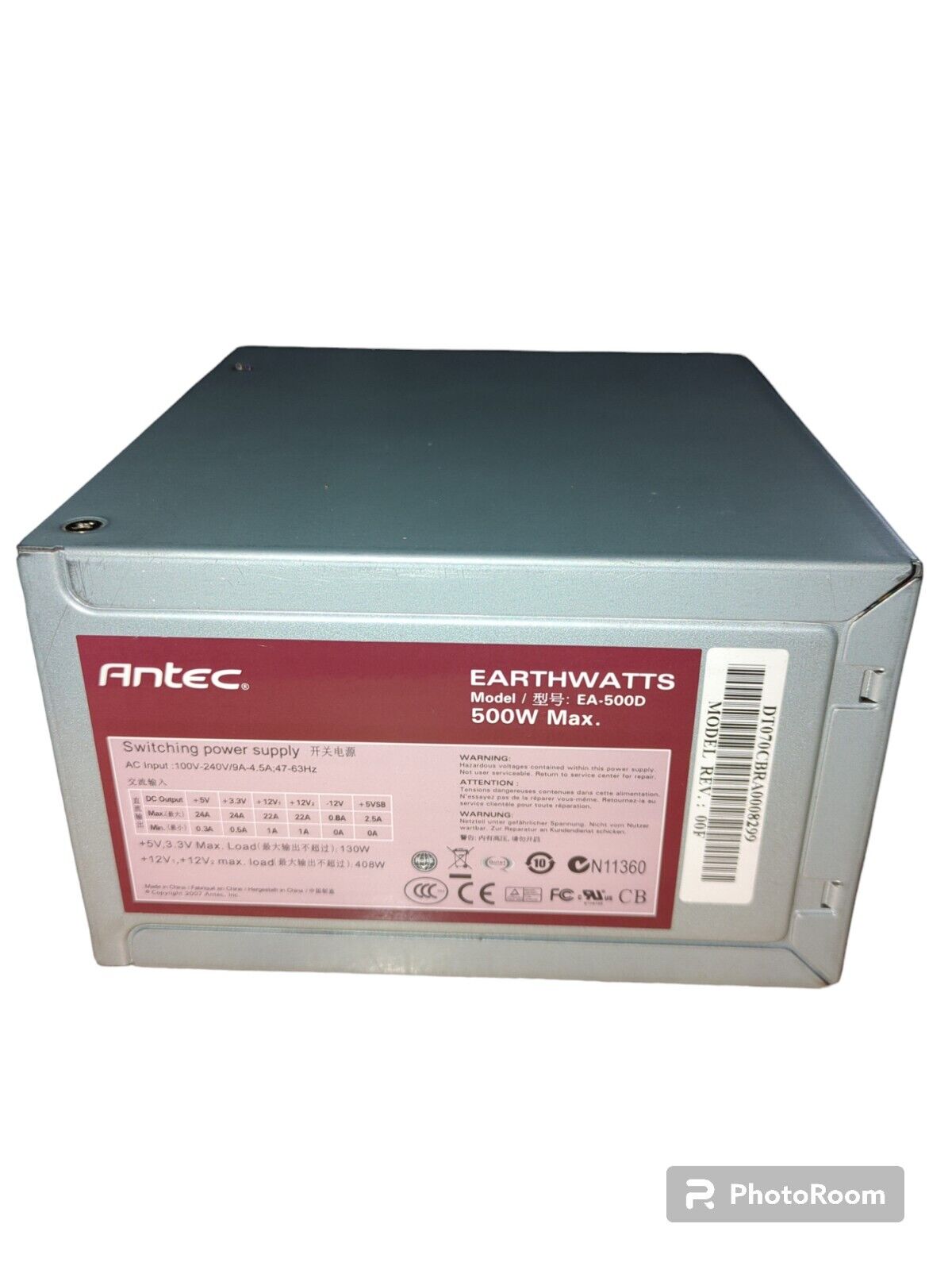 ANTEC EA-500D SWITCHING POWER SUPPLY UNIVERSAL UNIT INDUSTRIAL ELECTRONIC MODULE