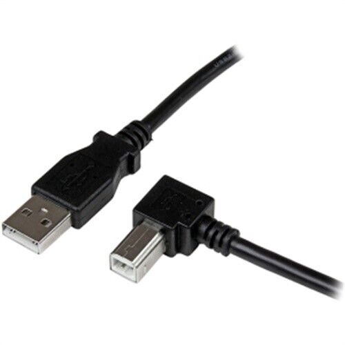 StarTech.com 1m USB 2.0 A to Right Angle B Cable Cord - 1 m USB Printer Cable -