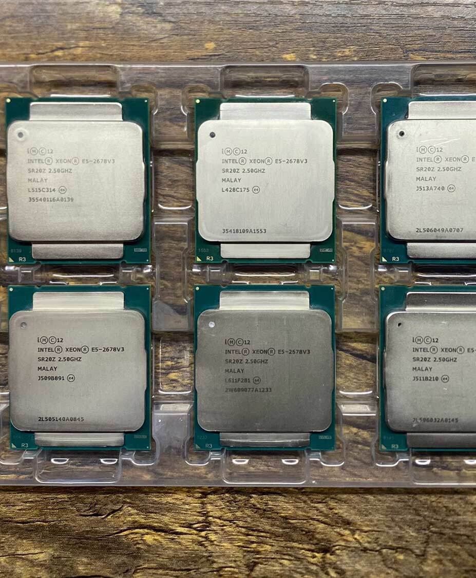 Intel Xeon E5-2678 V3 SR20Z 12Core 2.5GHz LGA2011-3 CPU processor E5-2678V3