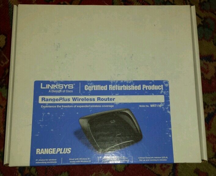 Cisco Linksys WRT110  Dual Bands Wireless N Router Work with G - Refurbished