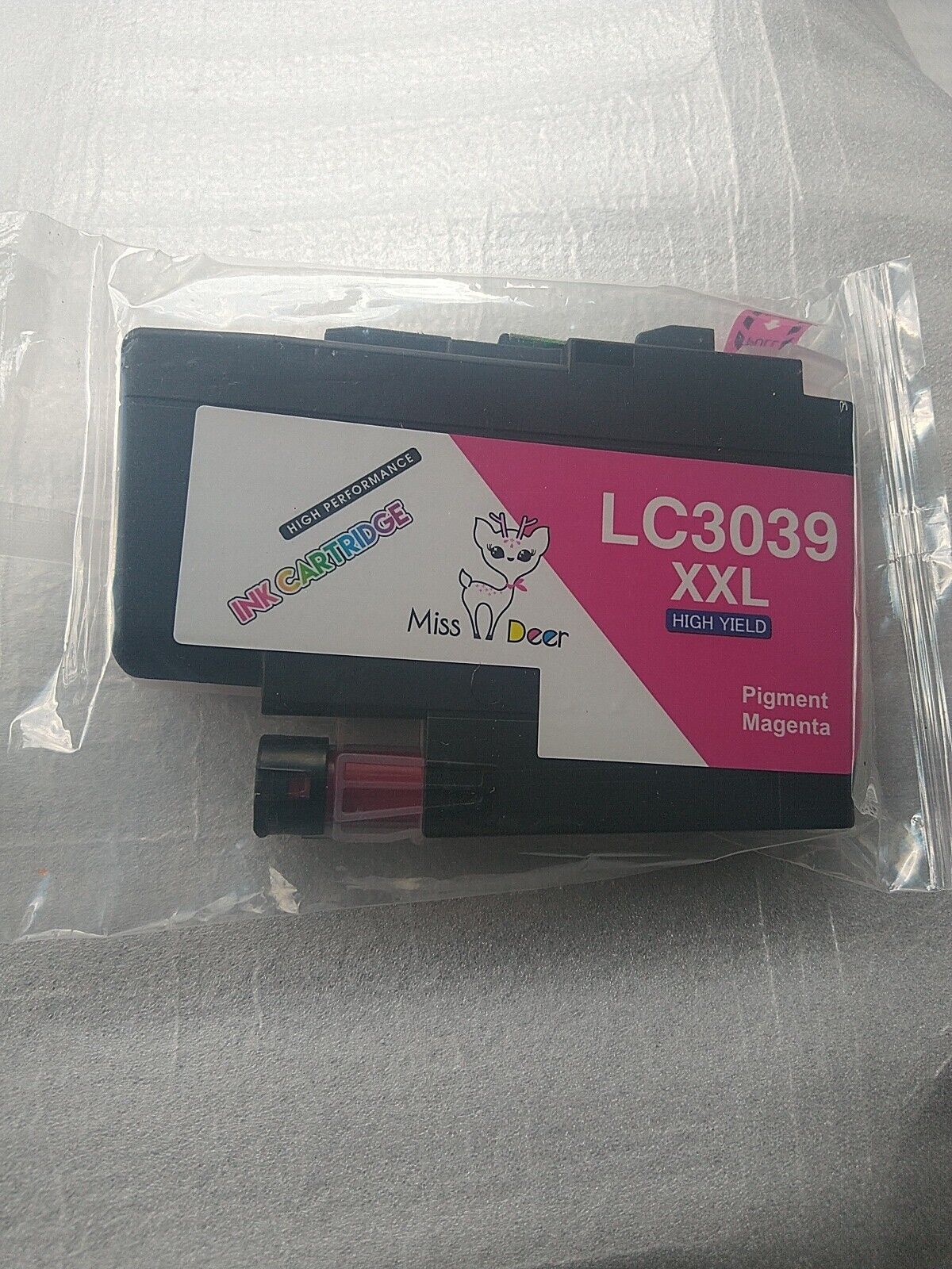 Miss Deer LC3039 LC3039XXL Ink Cartridges Replacement for Brother Magenta No Box