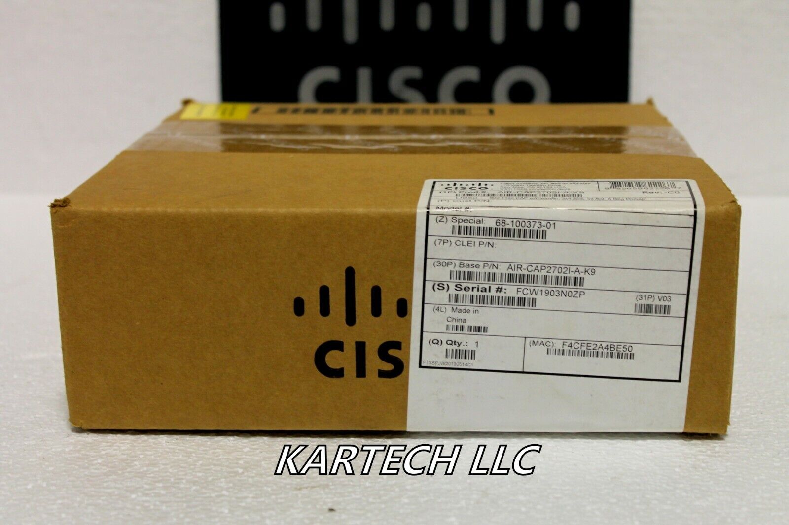 NEW CISCO AIR CAP2702I AIR-CAP2702I-A-K9 Cisco Aironet 2700i Access Point