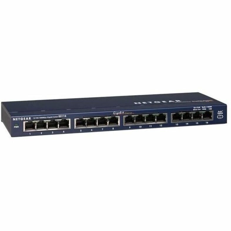 NETGEAR ProSafe GS116 16-port Gigabit Ethernet Switch GS116NA