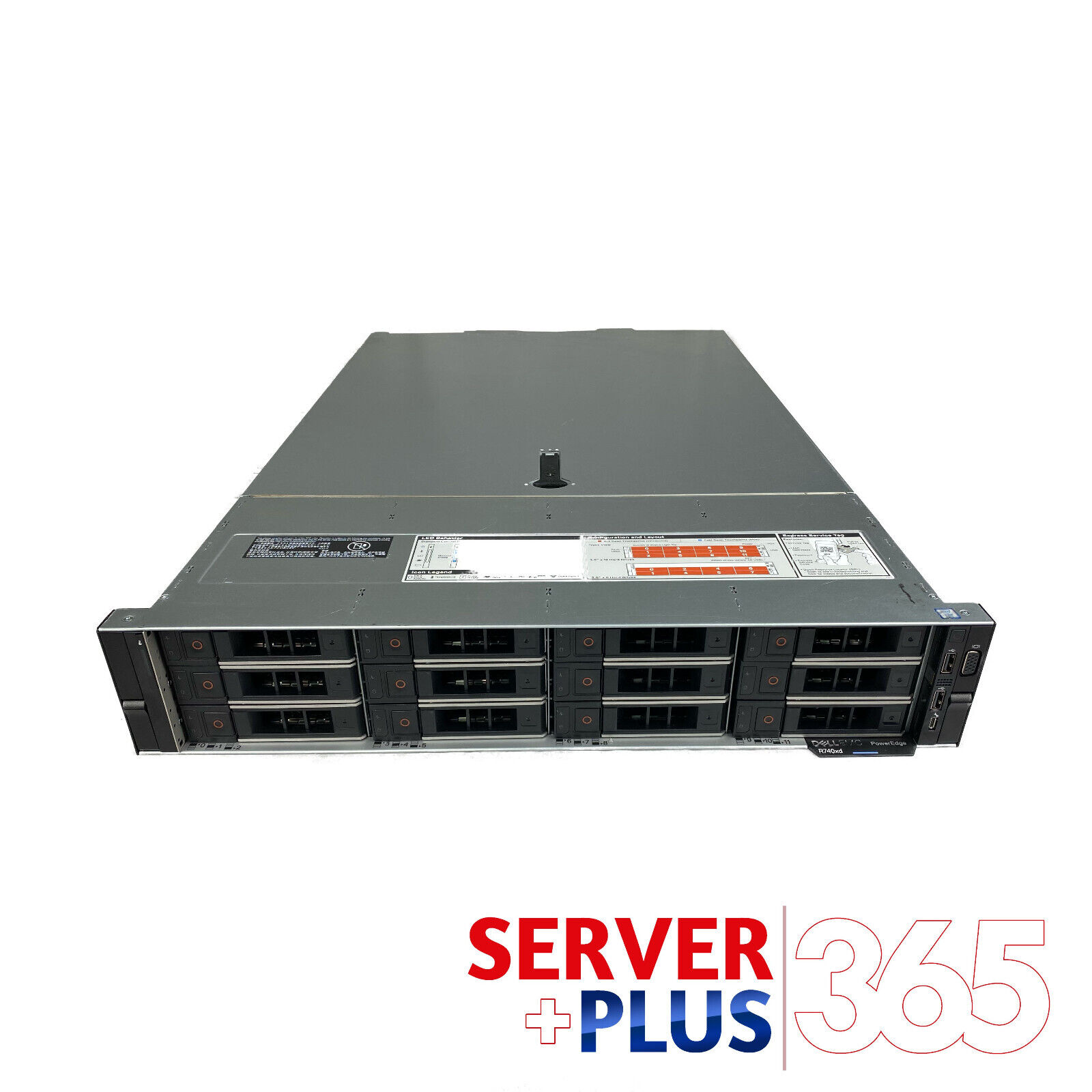 Dell PowerEdge R740XD 16LFF, 4SFF Server, 2x Gold 6132, Choose RAM, Trays/Caddy