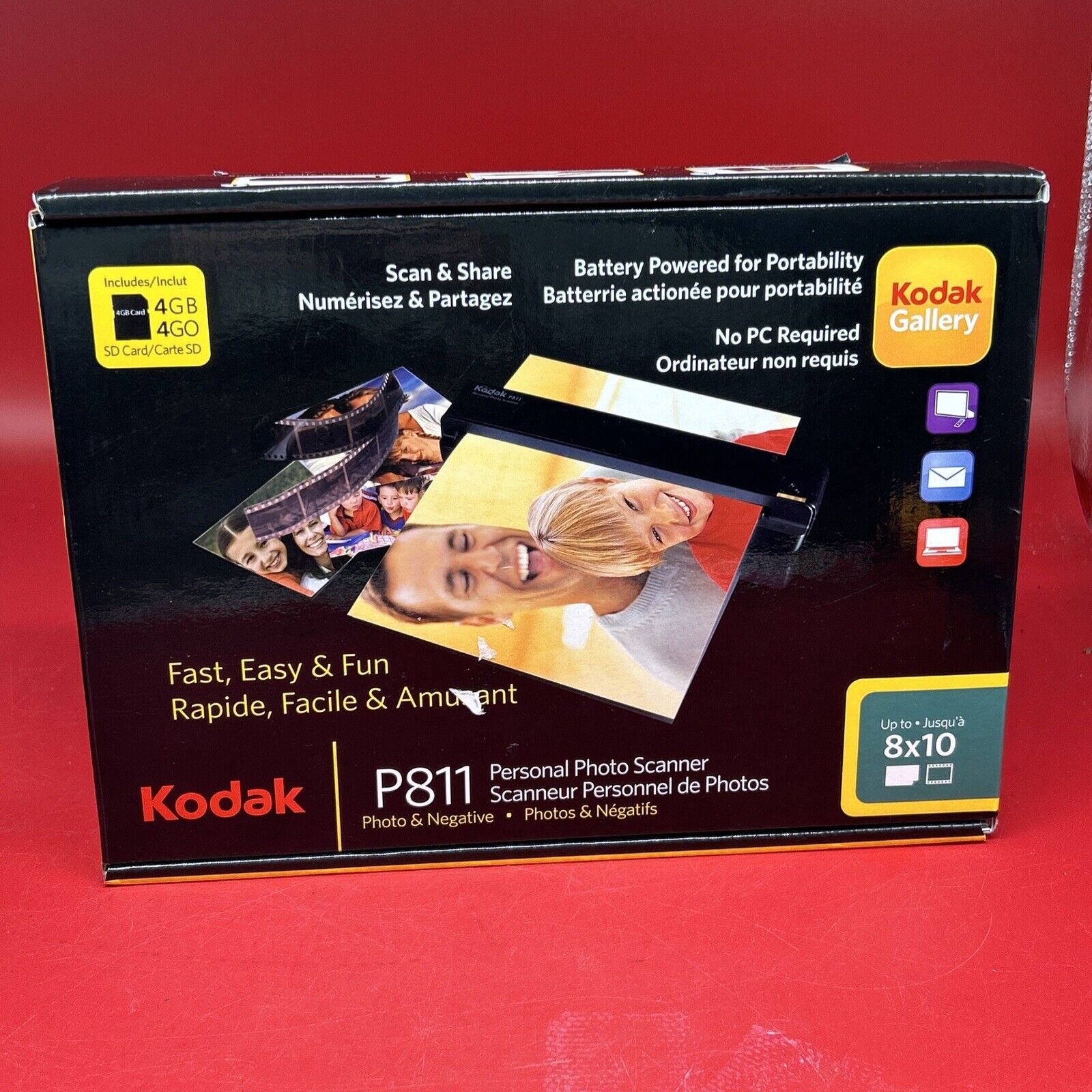 Kodak Gallery P811 Personal Photo Scanner - makes up to 8x10 #B1
