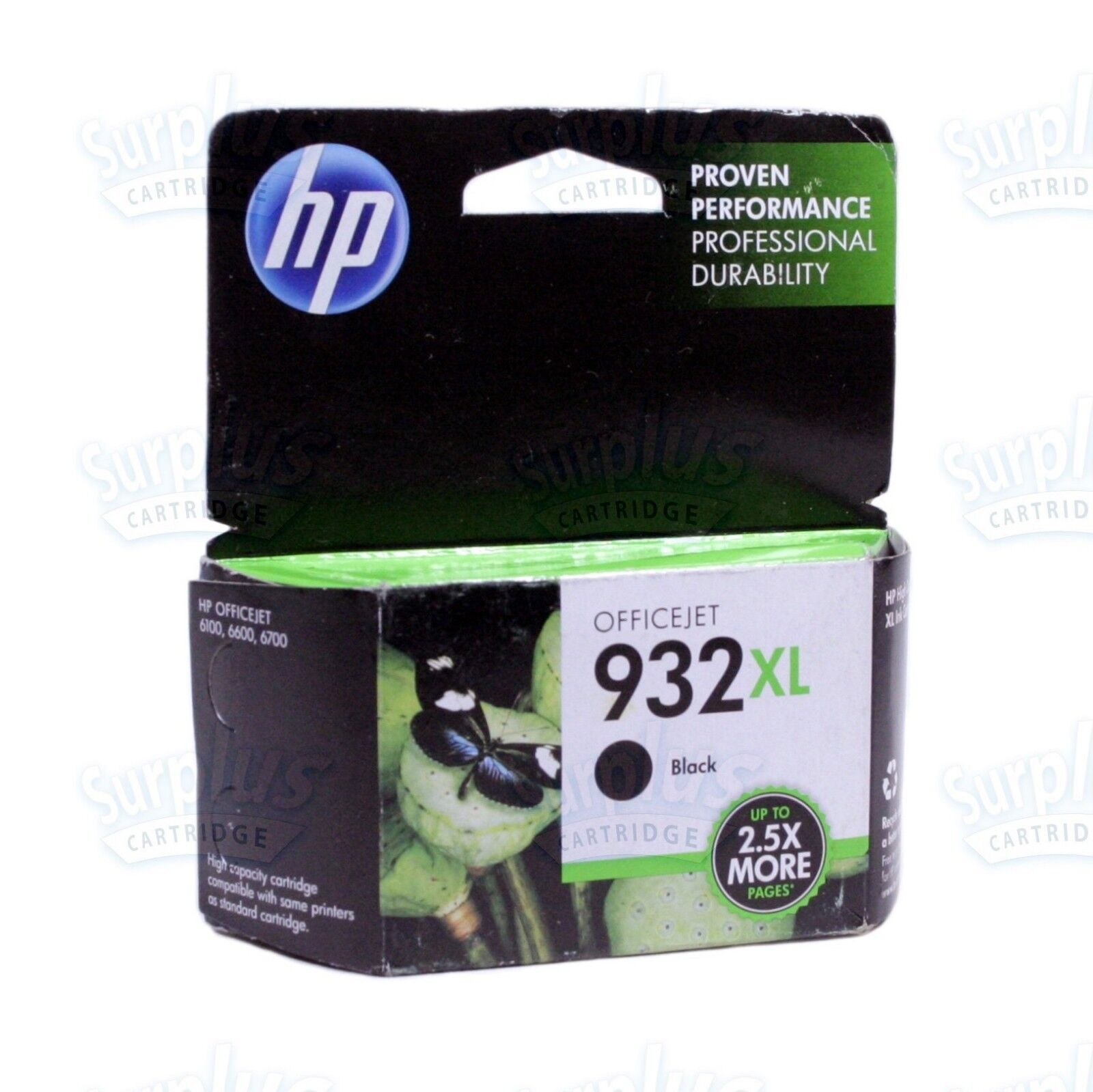 Genuine HP 932XL High Yield Black Ink OfficeJet 6100 6600 7110 7612 (Retail Box)