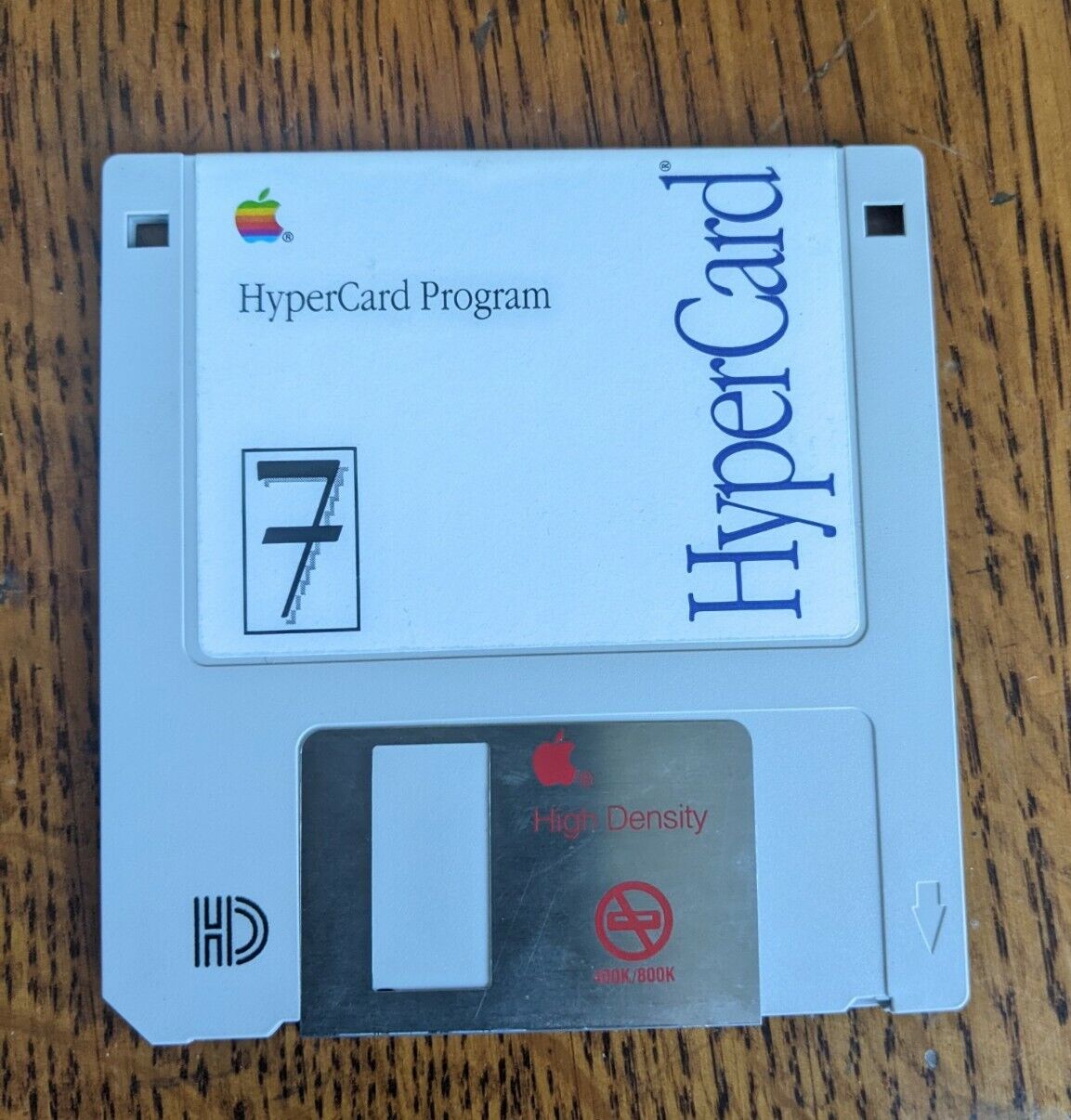 Vintage 1991 Apple Macintosh HyperCard 7 Software 3.5