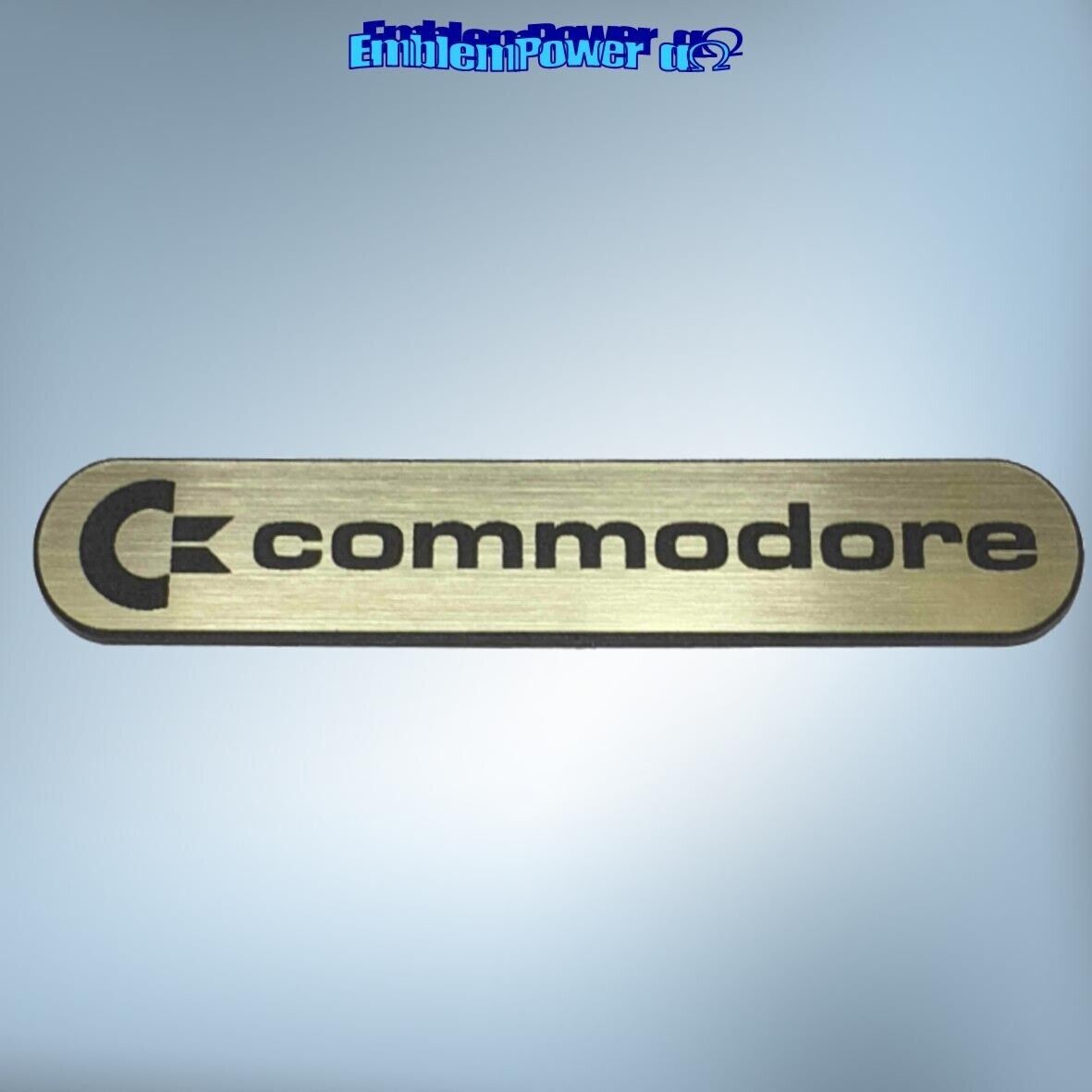 COMMODORE 68x13mm Emblem G 64 A1200 Sticker Badge Decal Logo Aufkleber C64 C128