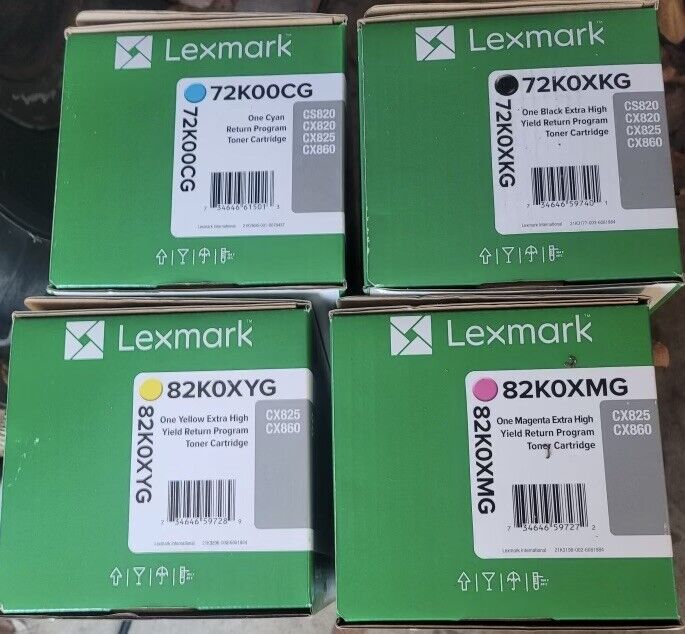 Lexmark Toner Bundle For CX825 & CX860