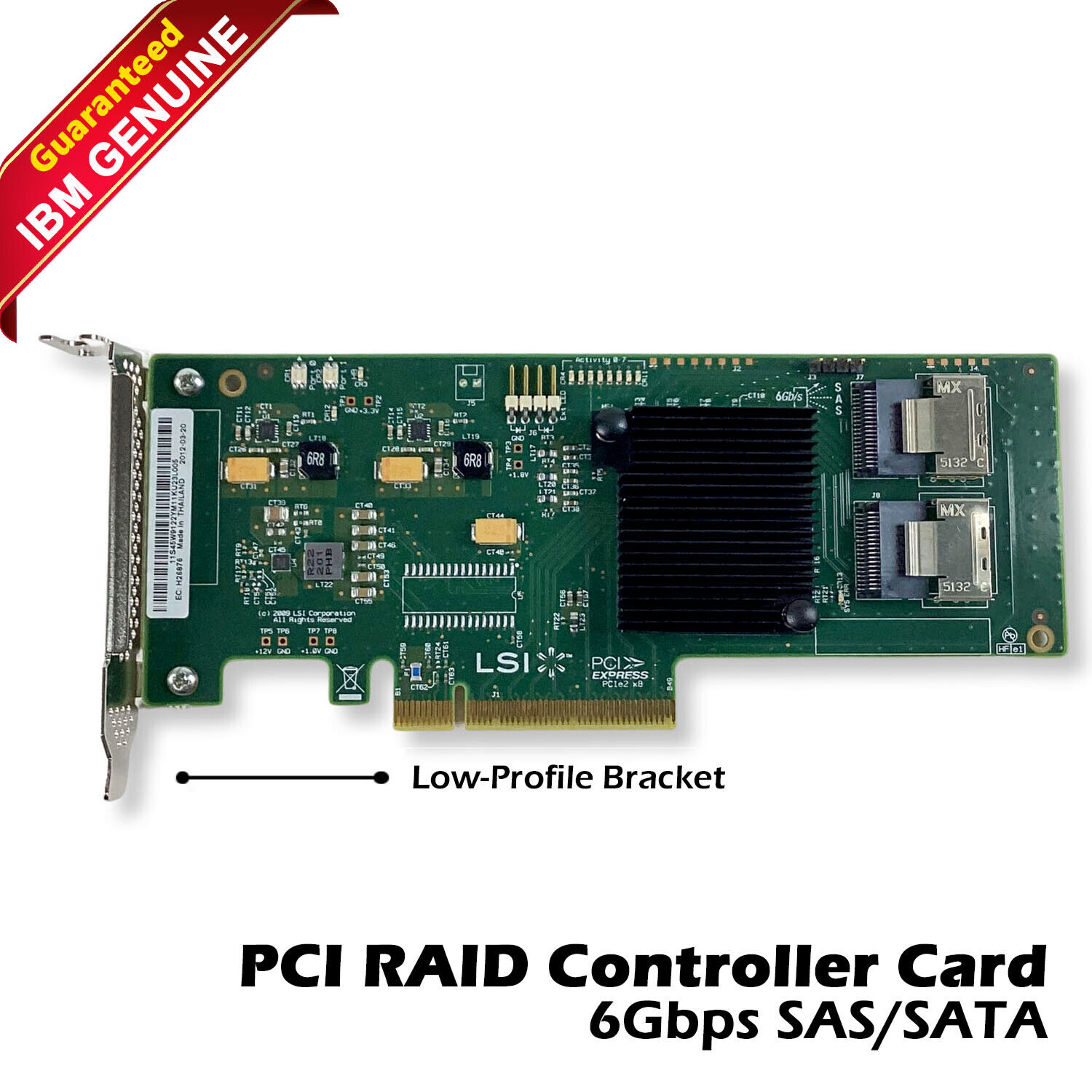Genuine LSI 9201-8i 6Gbps SAS PCI-E HBA P20 IT Mode ZFS FreeNAS H3-25268-00D