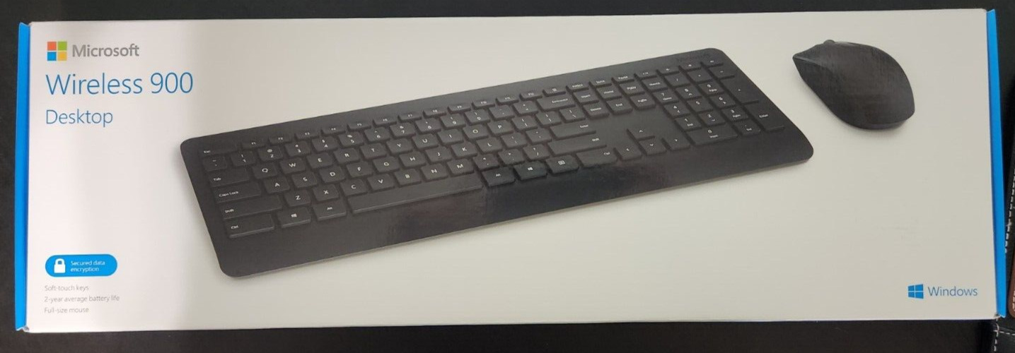 Microsoft Wireless Desktop 900 Keyboard Mouse Combo PT3-00001 Black NEW UNOPENED