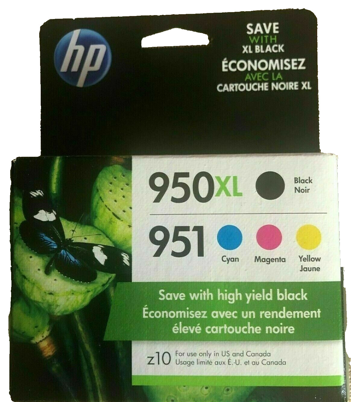 HP 950XL/951 High-Yield Black And Cyan, Magenta,Yellow Ink Cartridges*Exp 09/25*