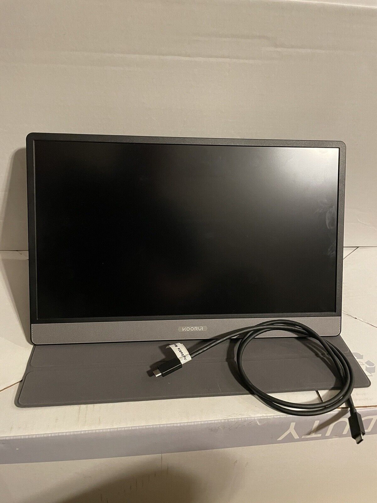 KOORUI Portable Monitor 15.6inch FHD Inch  Laptop  w/ cover/stand W/cable