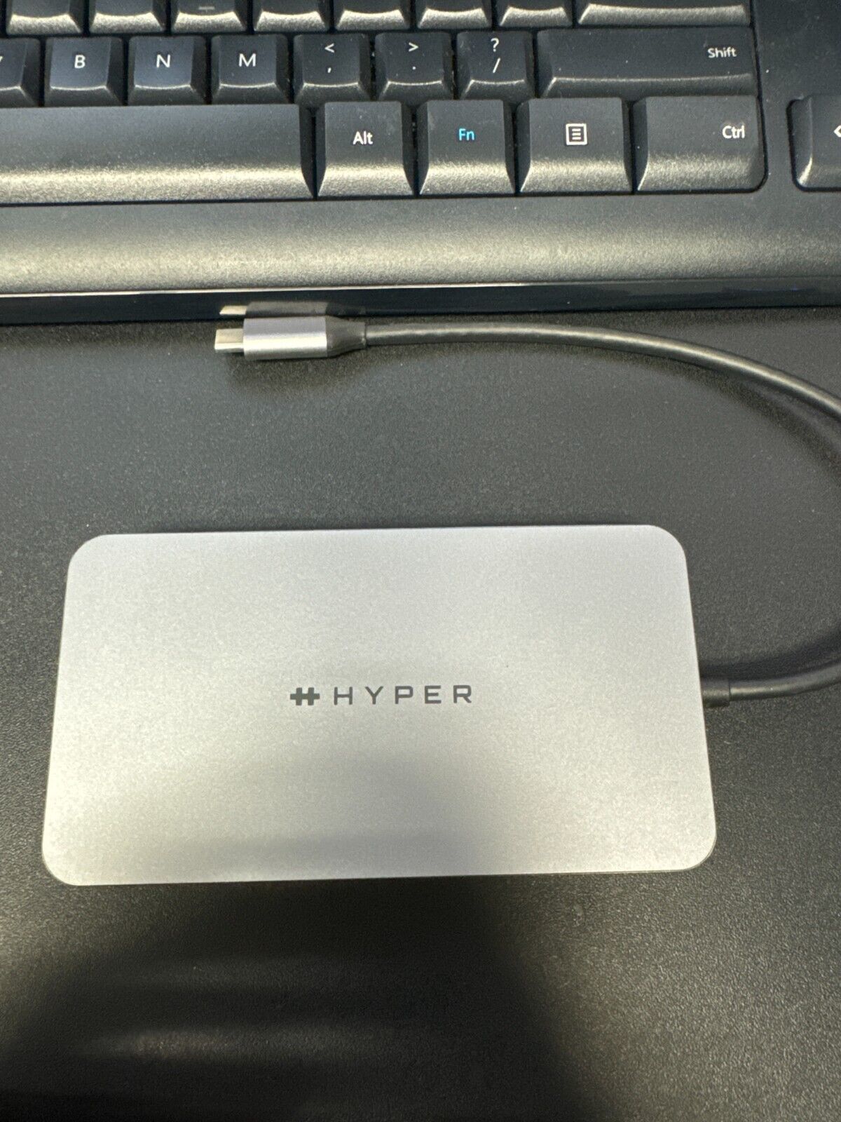 Hyper  HyperDrive Dual 4K HDMI 10-in-1 USB-C Hub for M1/M2/M3 MacBooks pro Gray
