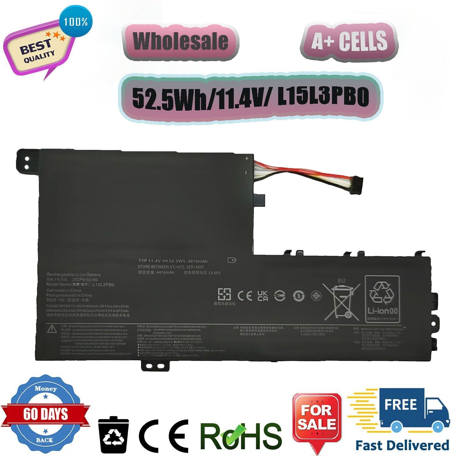 L15L3PB0 L15M3PB0 Battery for Lenovo Flex 5 1570 IdeaPad 320S-15ABR 520S-14IKB