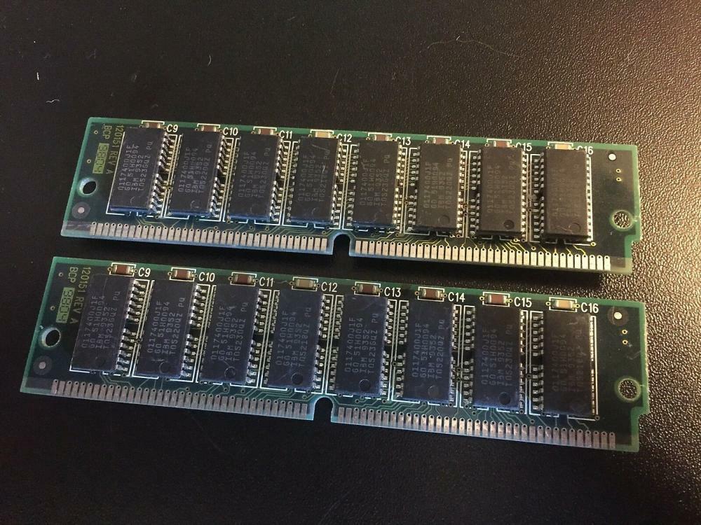 2x 32MB 72-pin 60ns FPM SIMM Non-Parity Memory 8x32 5V 64MB RAM Apple Macintosh