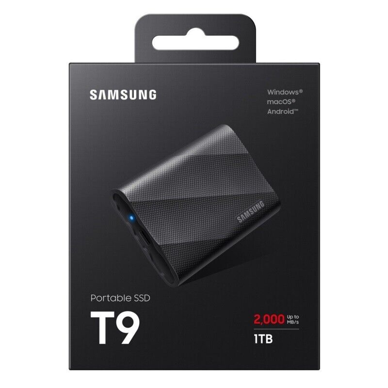 New SAMSUNG T9 4TB 2TB 1TB USB 3.2 2x2 External Solid State Drive Portable SSD