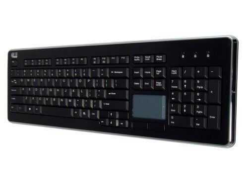 Adesso Slimtouch Wkb-4400ub Keyboard - Wireless Rf - Usb - 104 X Key - Qwerty -