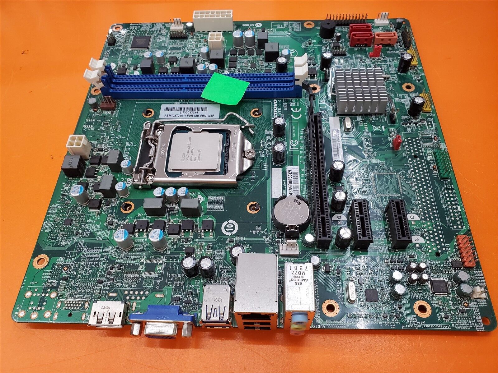 ⭐️⭐️⭐️⭐️⭐️ Desktop Motherboard IH81M 03T7161 CPU SR1CG Lenovo ThinkCentre E73