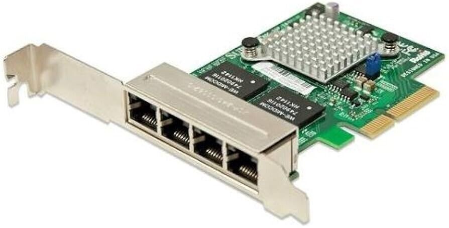 Cisco UCSC-PCIE-IRJ45 Intel i350-T4 Quad Port Ethernet Network Card + LP Bracket