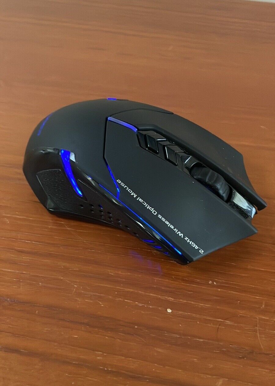 T-DAGGER Wireless Gaming Mouse- USB Cordless PC Accessories Computer Mouse Black