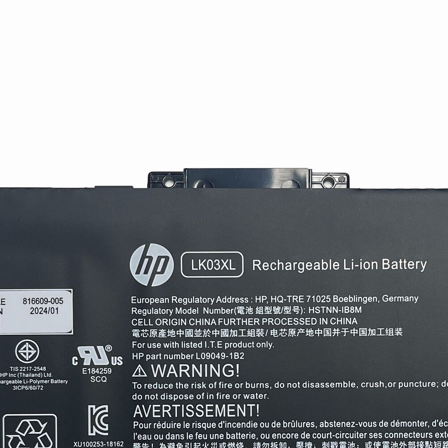 NEW Genuine 52.5Wh LK03XL Battery For HP Envy X360 15-BQ 15-BP 15-CN 17-AE 17-BW