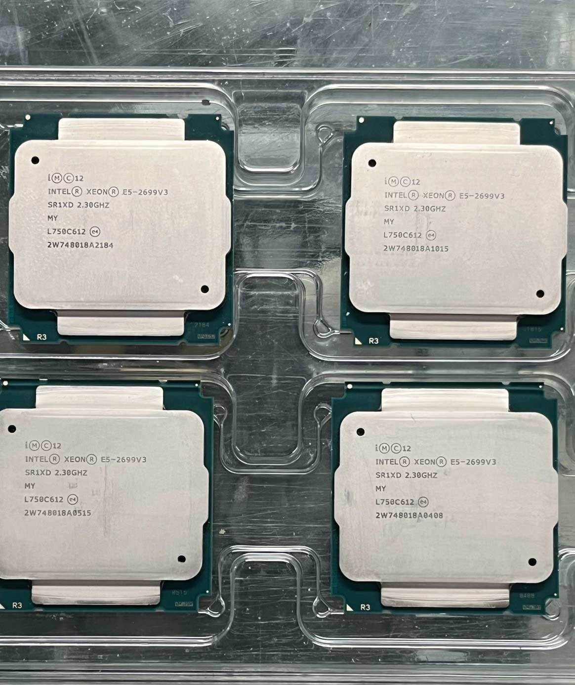 Intel XEON E5-2699 V3 18-core 2.30GHZ 45MB L3 CACHE 145W SR1XD CPU processor