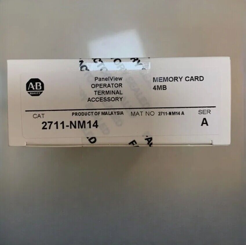 2711-NM14 Brand New Allen-Bradley 2711-NM14 4M AB PanelView Memory card A US