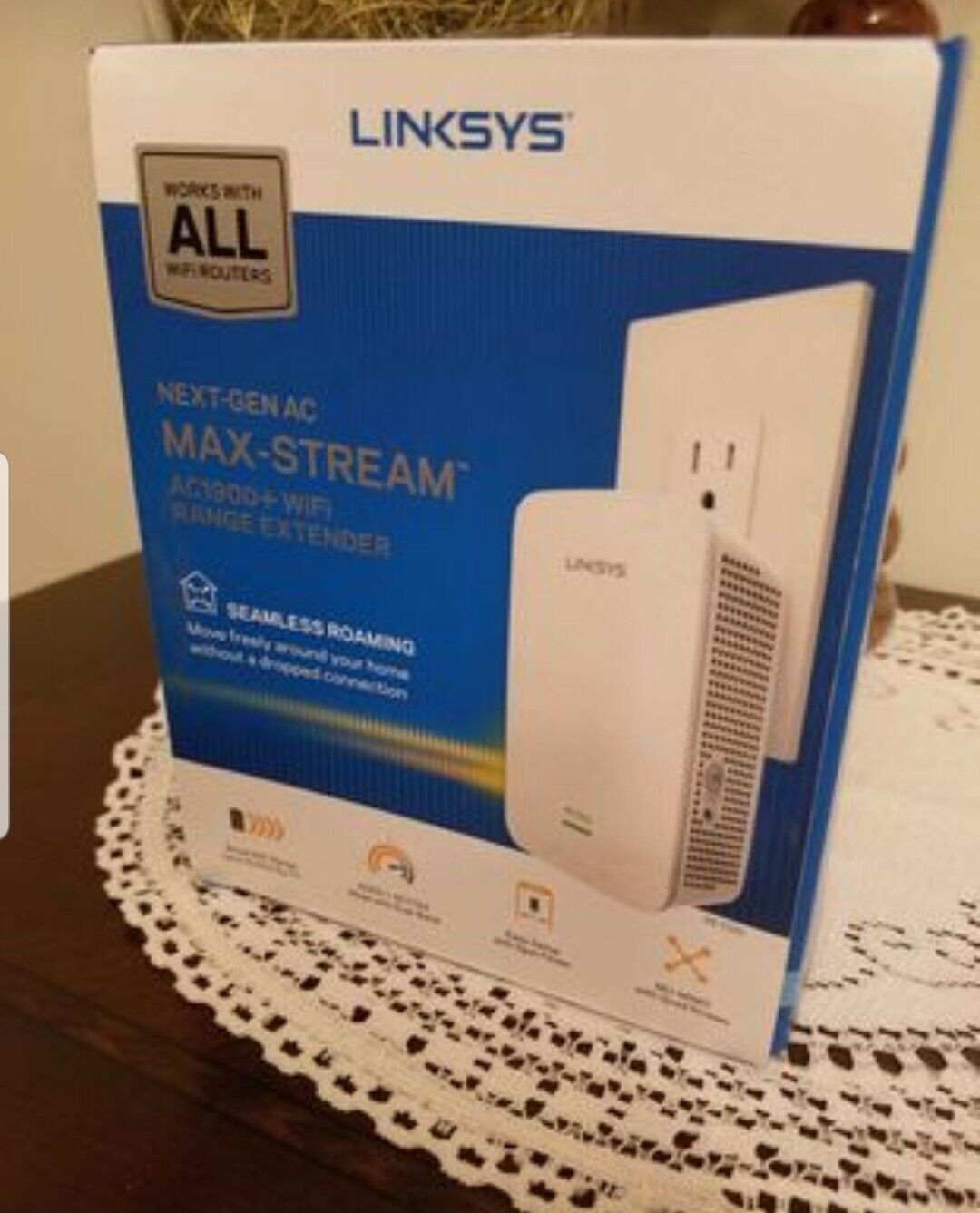 Linksys Next-GEN AC Max-Stream AC1900+ Wi-Fi Range Extender