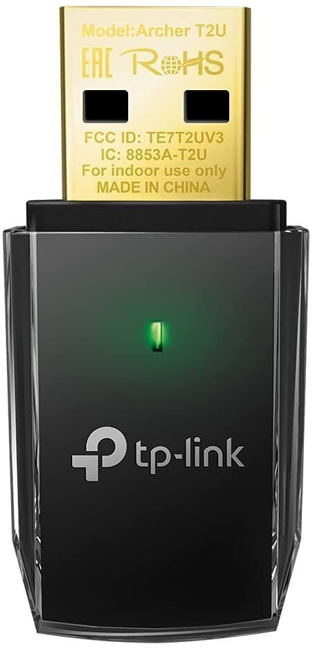 TP-Link Archer T2U 11AC USB WiFi Adapter - Dual Band 2.4G/5G AC600 Wireless...
