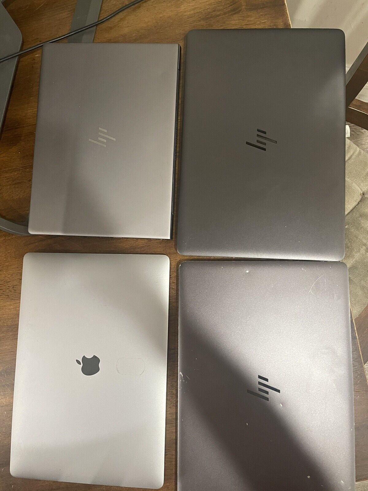 Lot of 7 | 1 Apple MacBook Pro & 3 HP Laptops + 3 Dell Chromebooks
