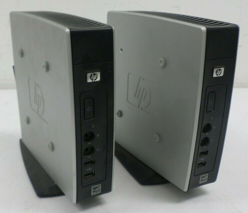 LOT of TWO (2) HP T5545 Thin Client, VIA Eden 1GHz, 512mb Flash, 512mb RAM