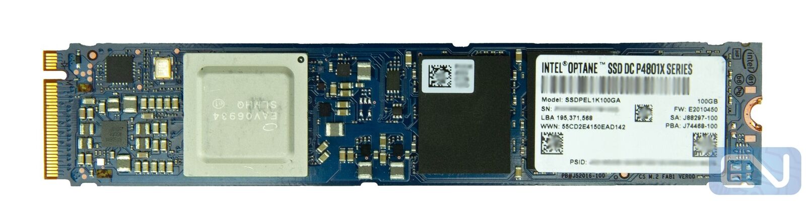 Intel Optane SSD DC P4801X Series SSDPEL1K100GA 100GB M.2 NVMe 60 DWPD