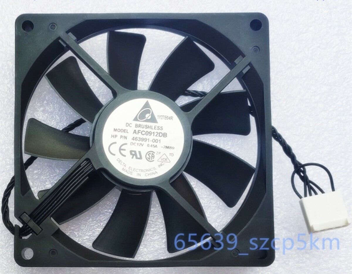 New HP Z800 Z600 Cooling Fan Delta AFC0912DB 463991-001 535588-001 12V 0.45A