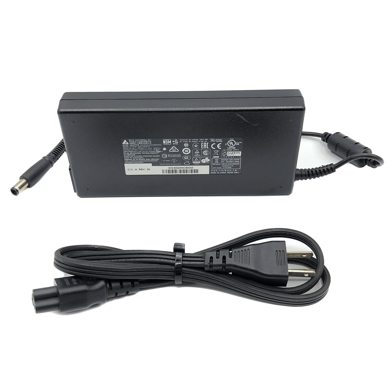 Genuine Delta Laptop Charger AC Adapter ADP-150VB B 150W 7.4mm No Pin w/Cord