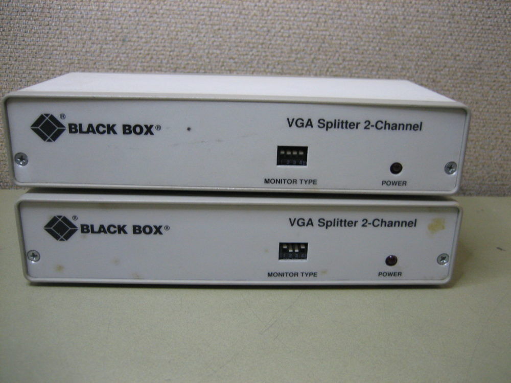 Black Box AC056A-R2 VGA Splitter 2-Channel - LOT OF 2